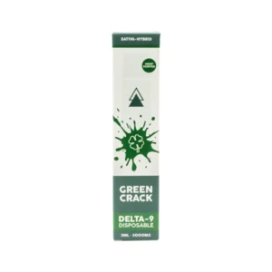 Delta 9 THC Vape – Serene Tree Delta 9 THC Vape – Green Crack 3000mg 90%THC