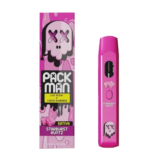 Packman THC Vape – Starburst Runtz Live Resin THC Vape 2000mg