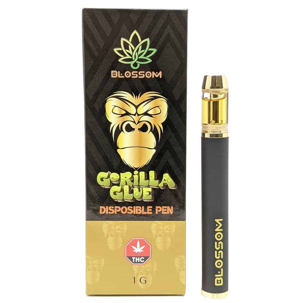 THC Vape – Blossom Gorilla Glue 1000mg THC Vape Pen