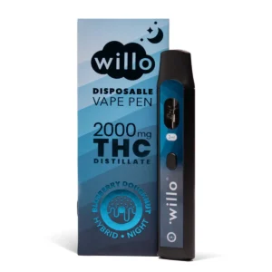 THC Vape – Willo 2000mg THC Vape Pen – Blueberry Doughnut