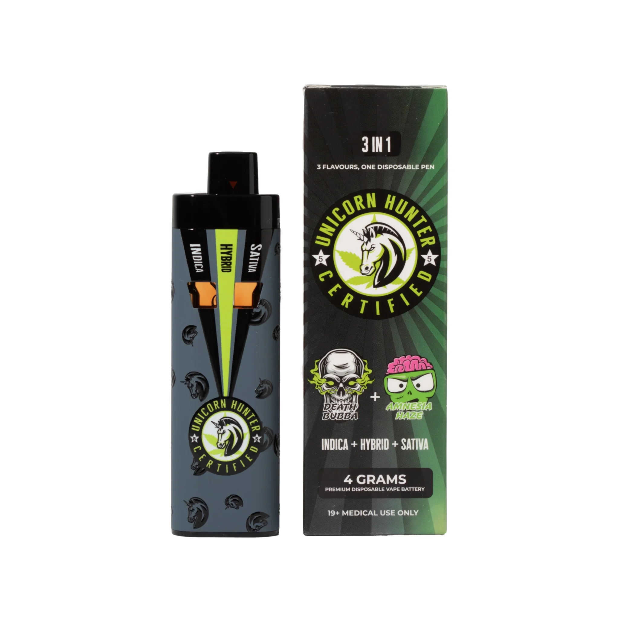 THC Vapes – Unicorn Hunter 4000mg THC Vapes
