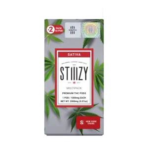 STIIIZY 1 Gram Pods 90%THC (2 Pack)